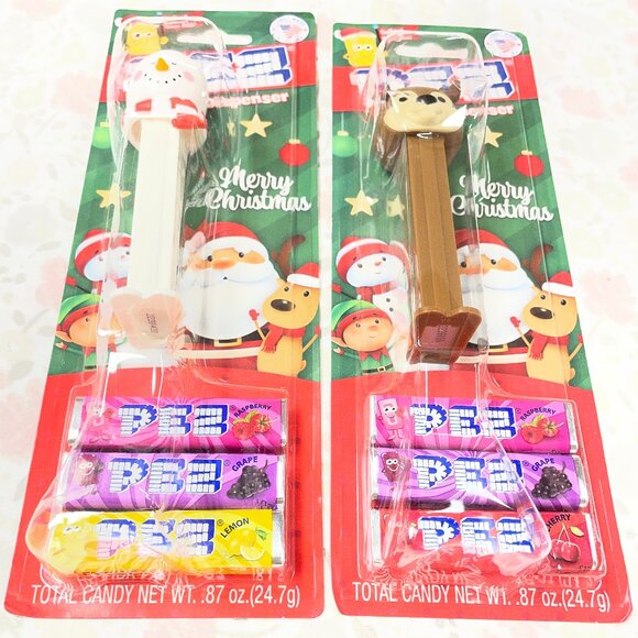 2 NIB PEZ Christmas - Reindeer & Snowman - Picture 6 of 6